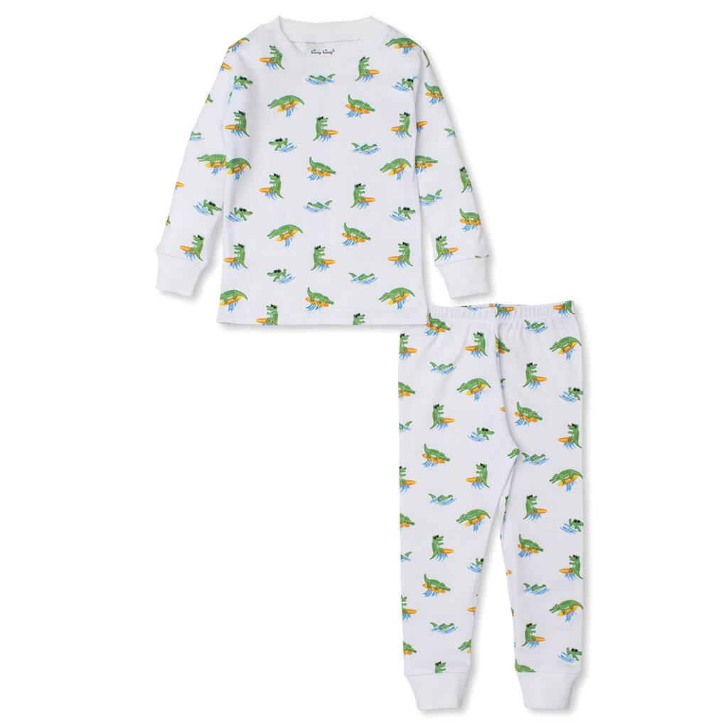 Kissy Kissy Boys Short Pajamas Set - Surfing Crocodile Capers main image 1