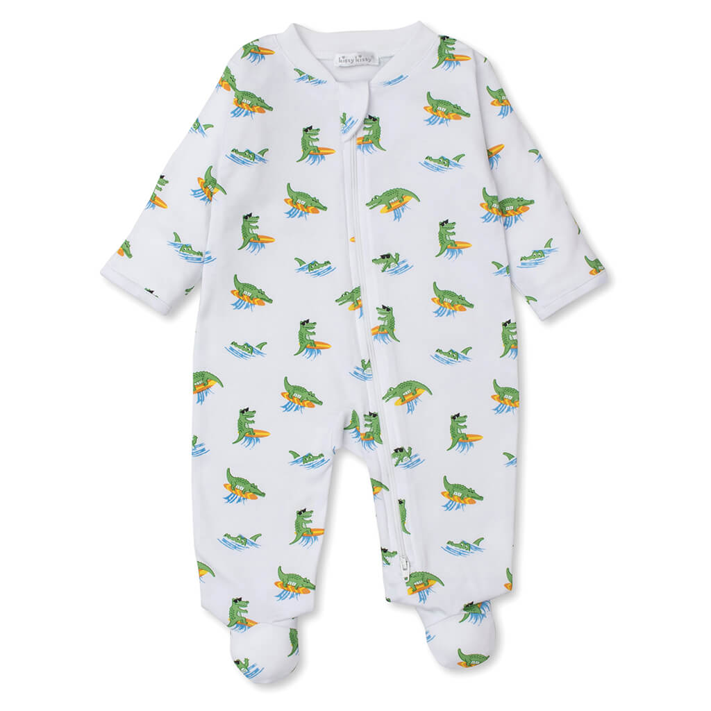 Print Footie Crocodile Capers NINI and LOLI