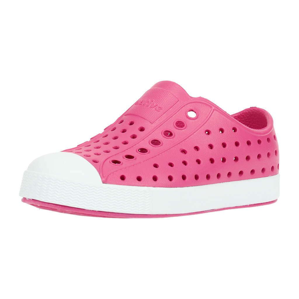 Native Jefferson Shoes Hollywood Pink/Shell White