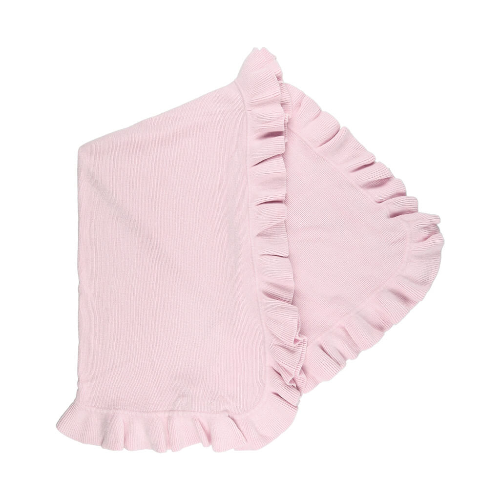 Jersey Knit Ruffle Pink