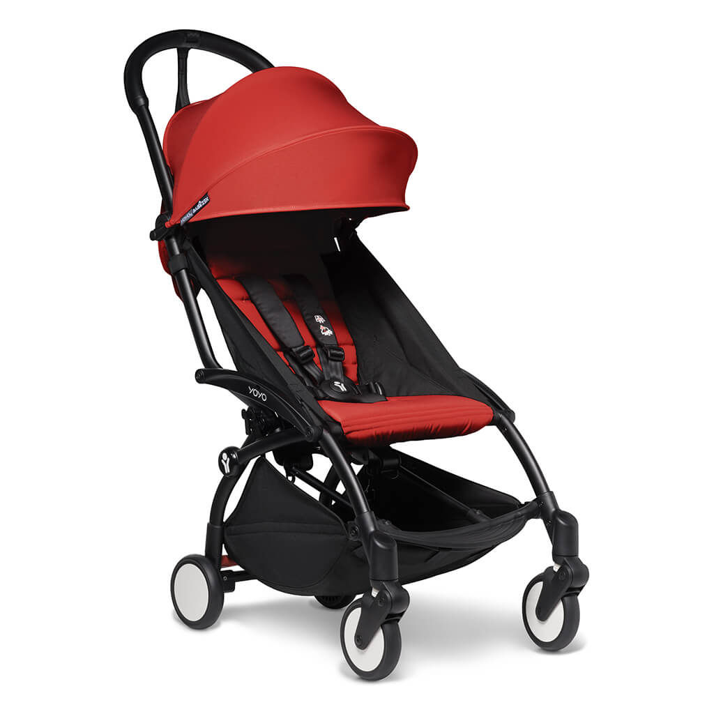 Color_Red | BABYZEN YOYO2 6+ Complete Stroller Black Frame Red | NINI and LOLI
