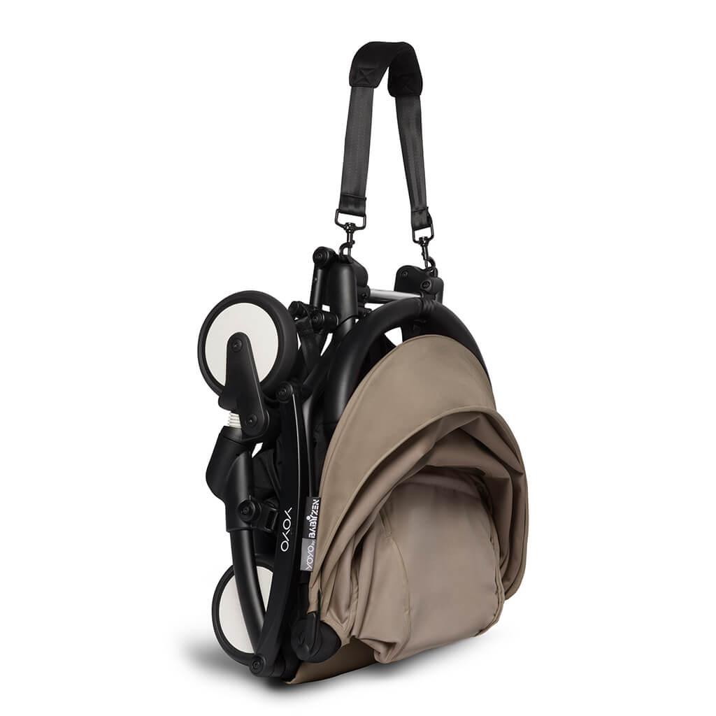 Color_Taupe | BABYZEN YOYO2 6+ Complete Stroller Black Frame Taupe | NINI and LOLI