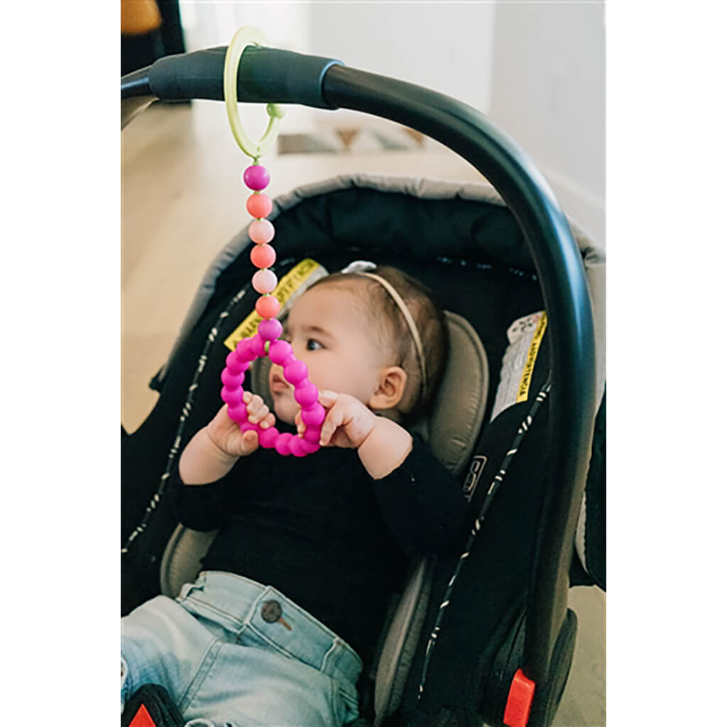 Baby Gramercy Stroller Toy Fuschsia
