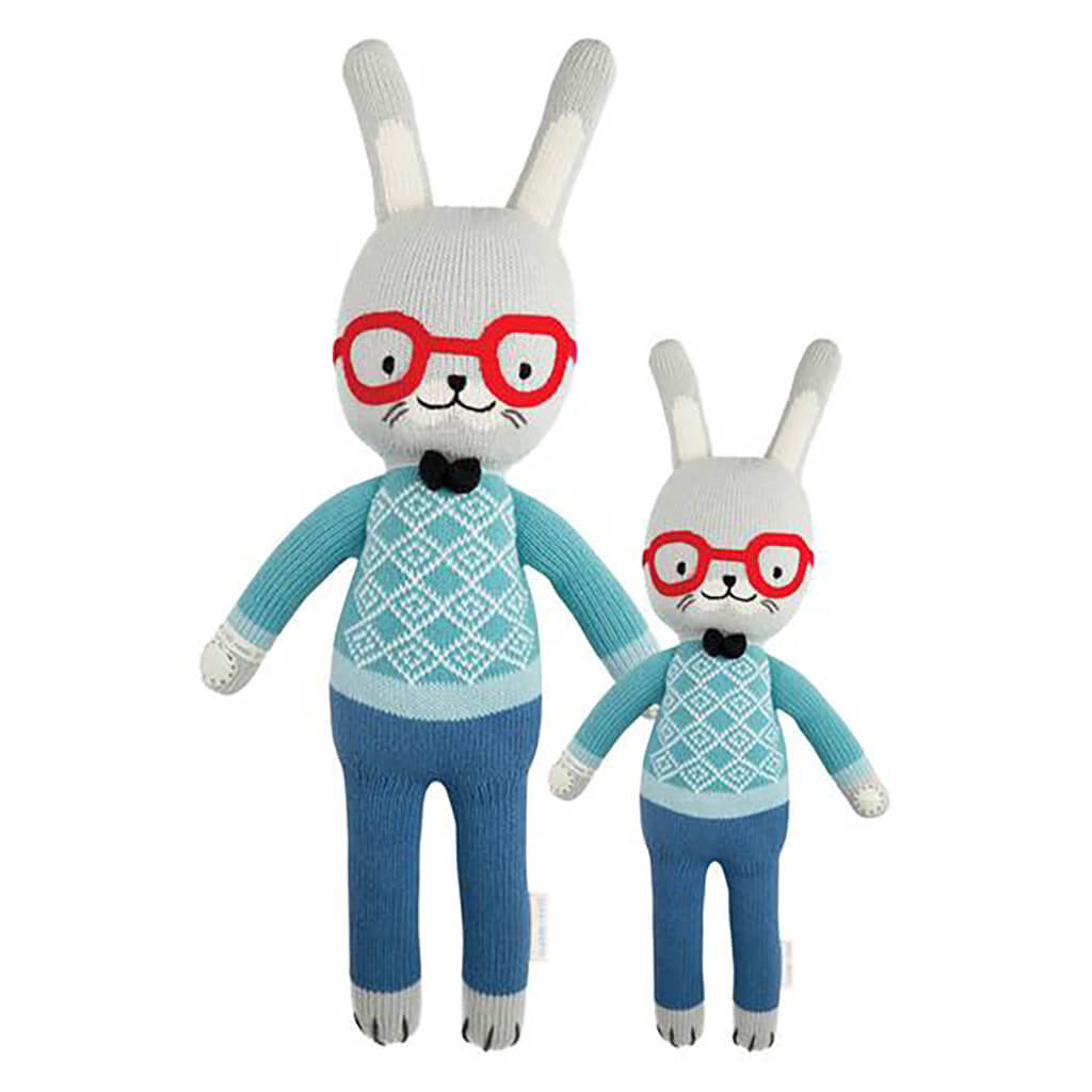 Cuddle + Kind Hand Knit Doll  Benedict The Bunny