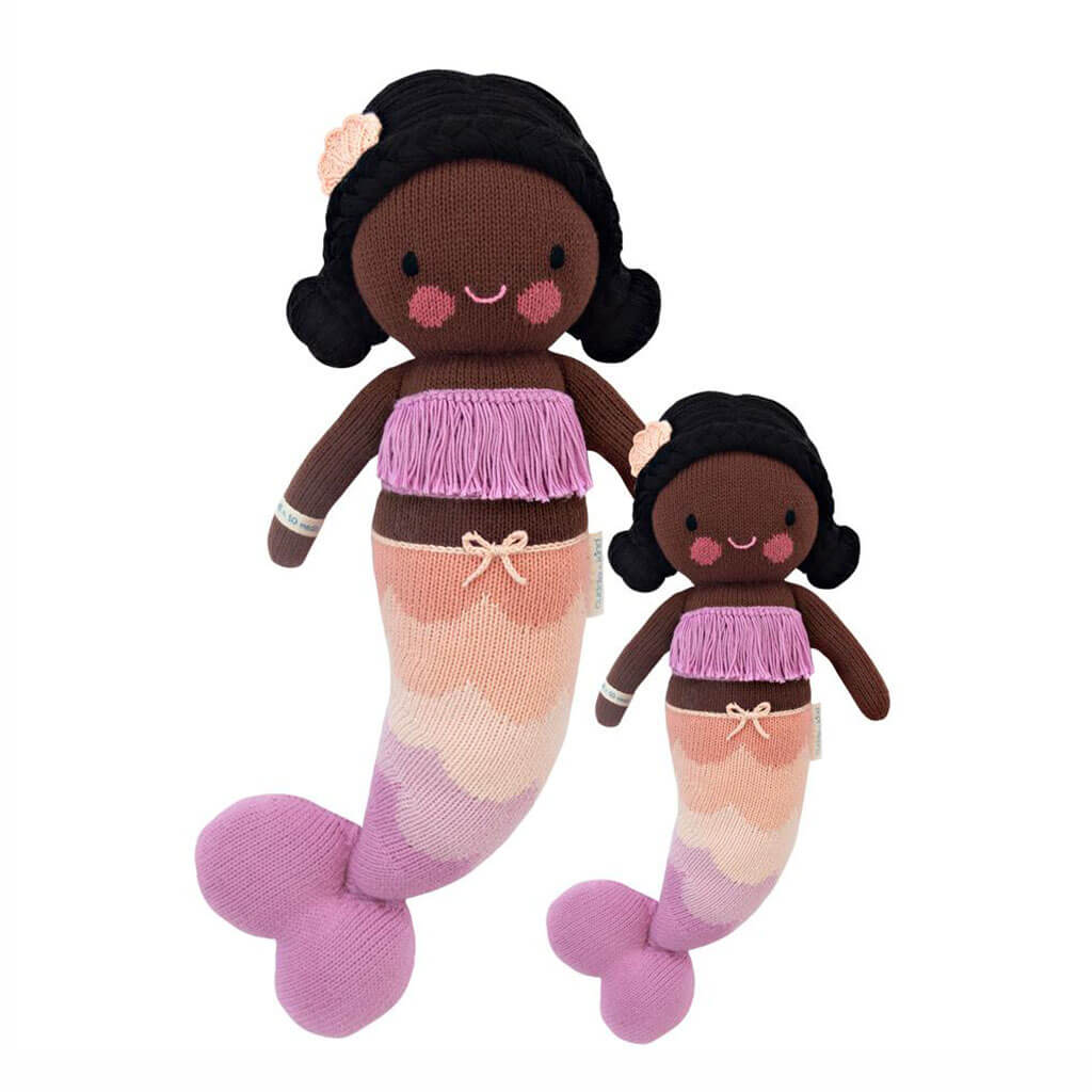 Cuddle + Kind Hand Knit Doll Maya The Mermaid