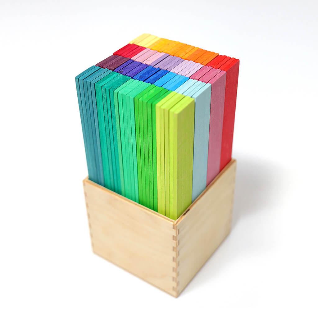 Authentic Leonardo Building Sticks Set Grimm's NINI and LOLI