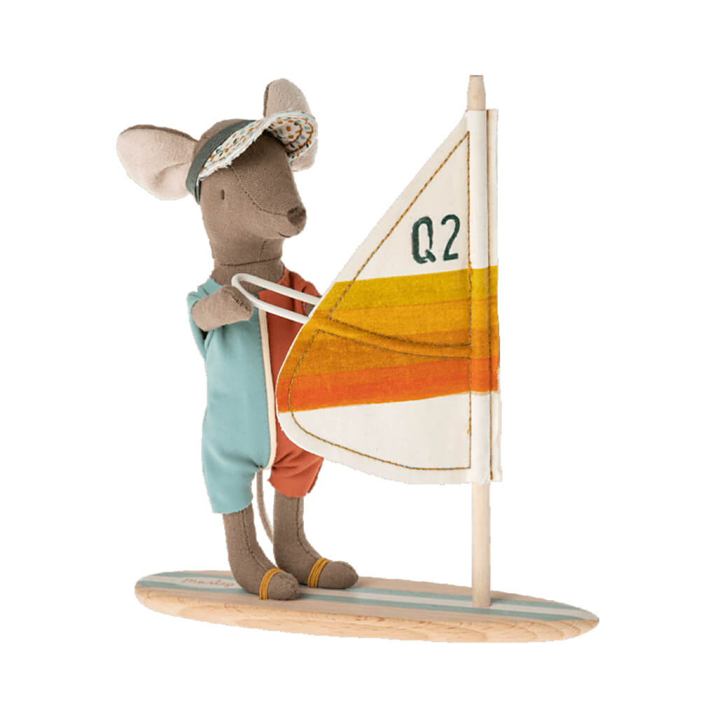 Maileg Surfer Big Brother Beach Mouse Doll