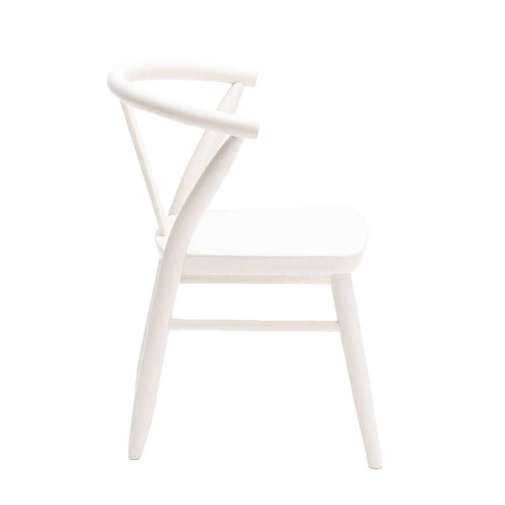 Milton & Goose Crescent Chair Set White