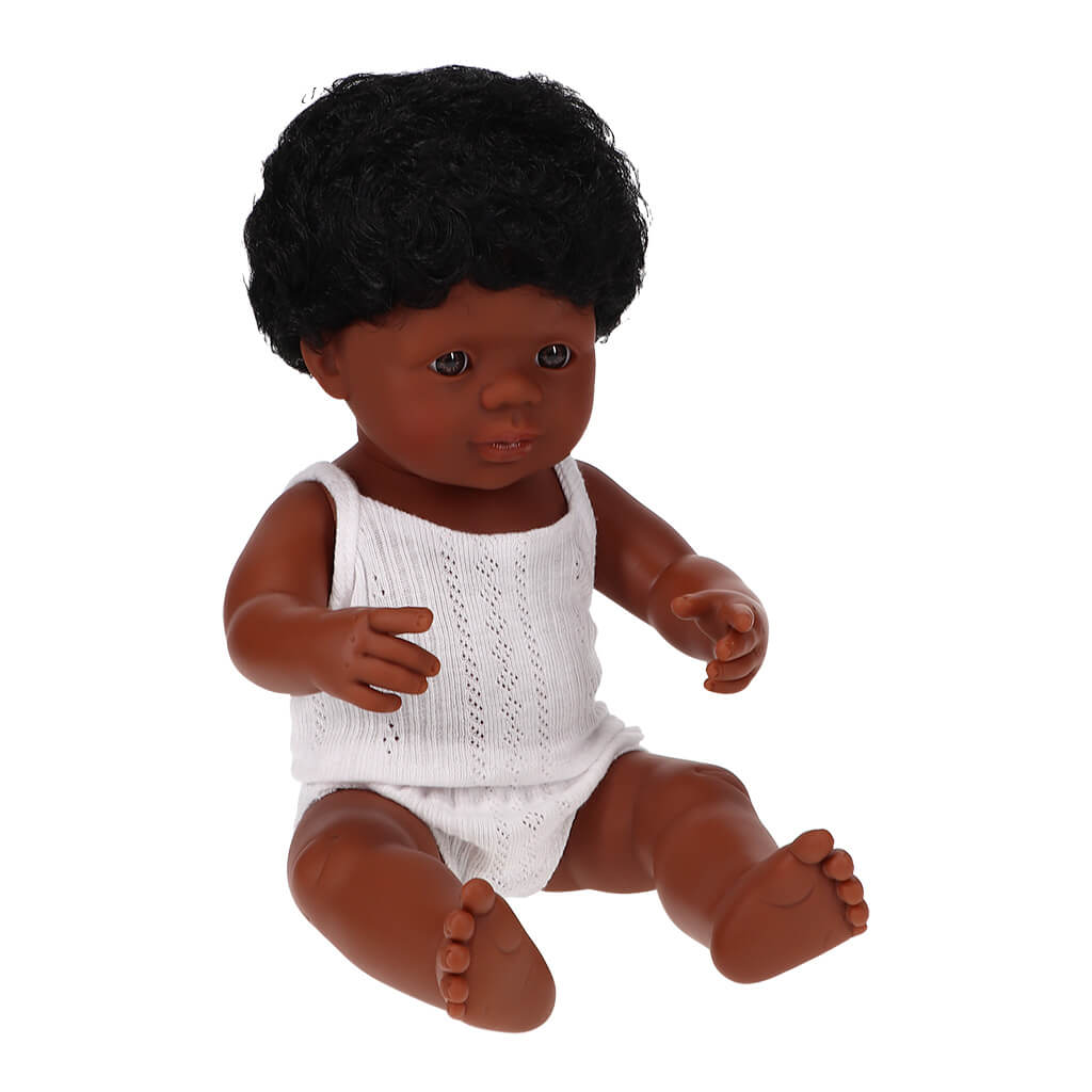 Baby Doll African American Boy 15 inches