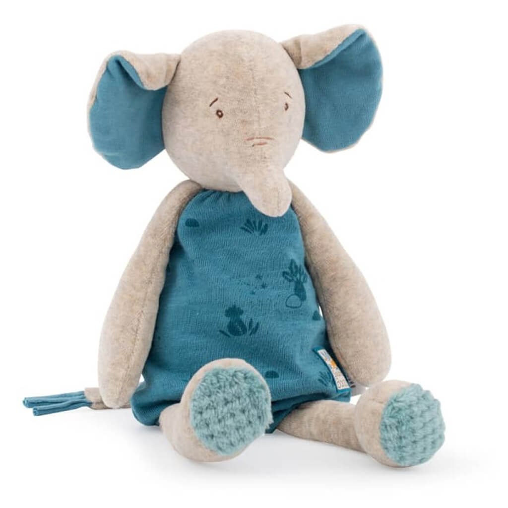 Moulin Roty Bergamote The Elephant Plush Toy NINI and LOLI