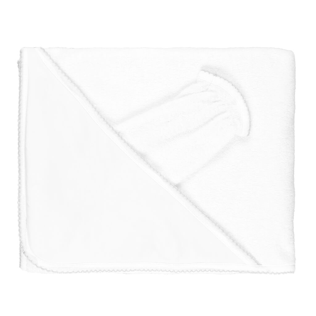 Basic Solid Towel White/Grey