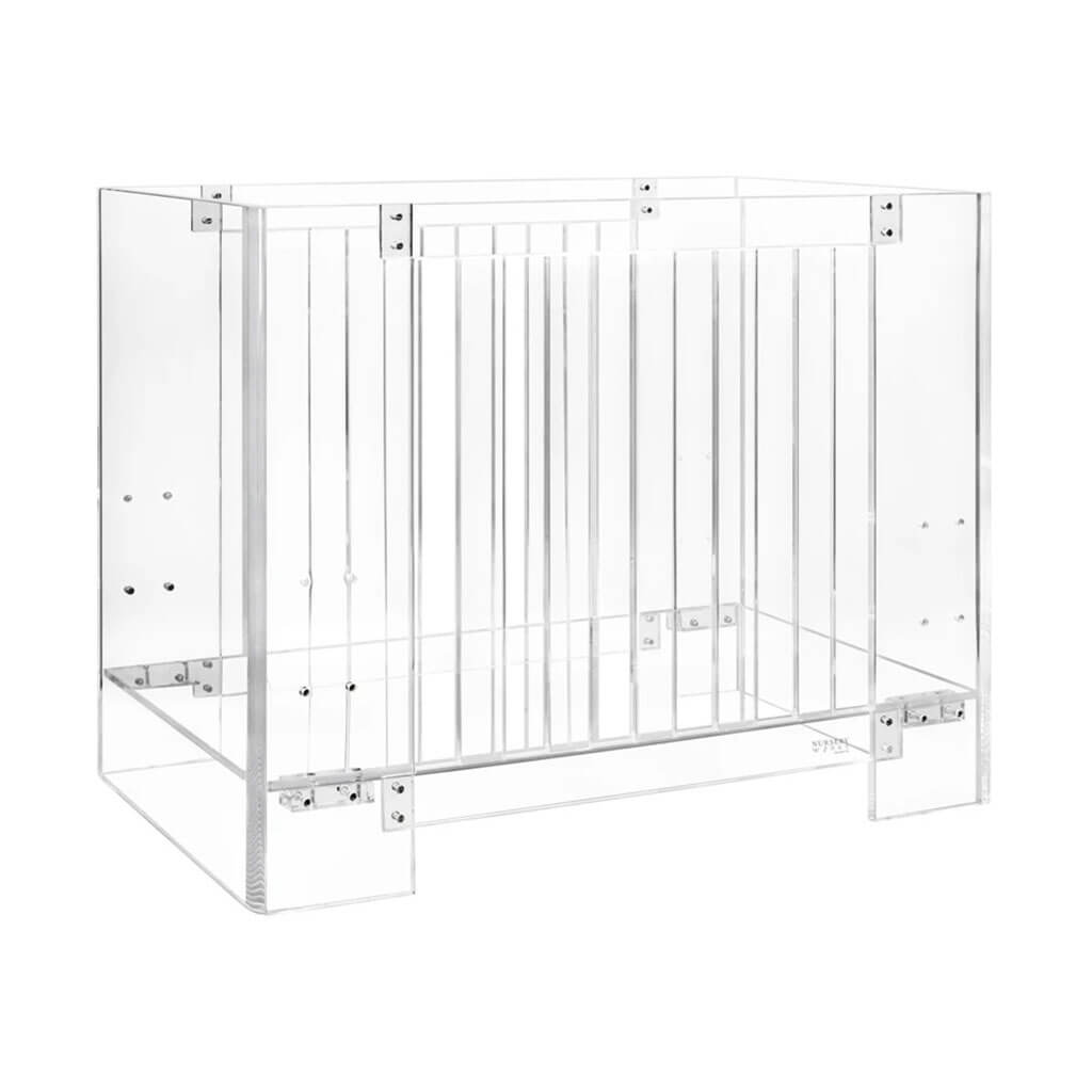 Mini Crib with Pure Core Mini Crib Mattress Nursery Works NINI and LOLI