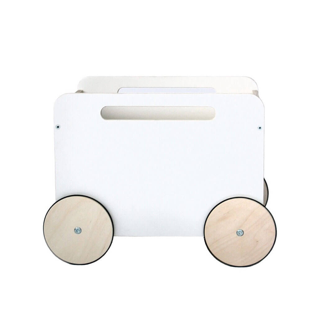 Toy Chest On Wheels White Ooh Noo NINI and LOLI