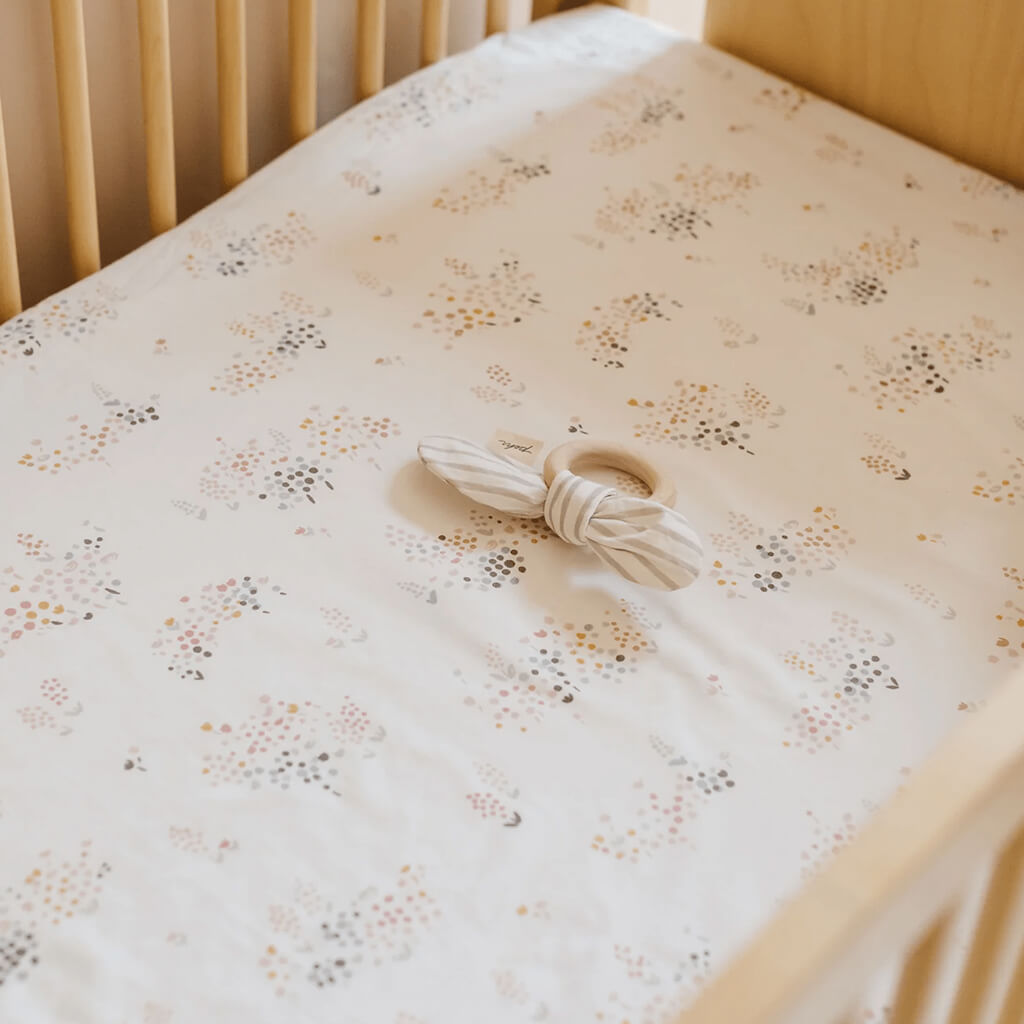 Petit Pehr Crib Sheet Flower Patch Crib Sheets NINI and LOLI