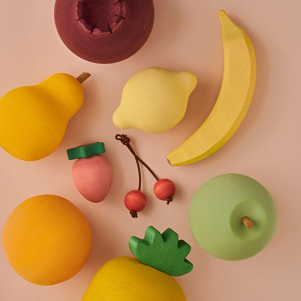 Wooden Toy Fruit Set Raduga Grez NINI and LOLI