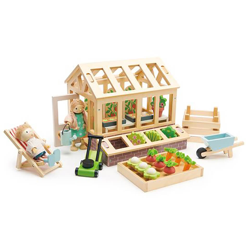 Greenhouse and Garden Set | Tender Leaf Toys | NINI and LOLI