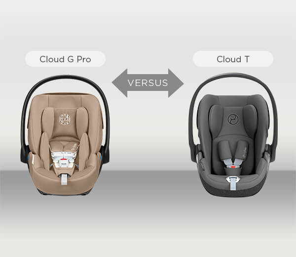 Difference between the Cybex Cloud G PRO and the Cloud T