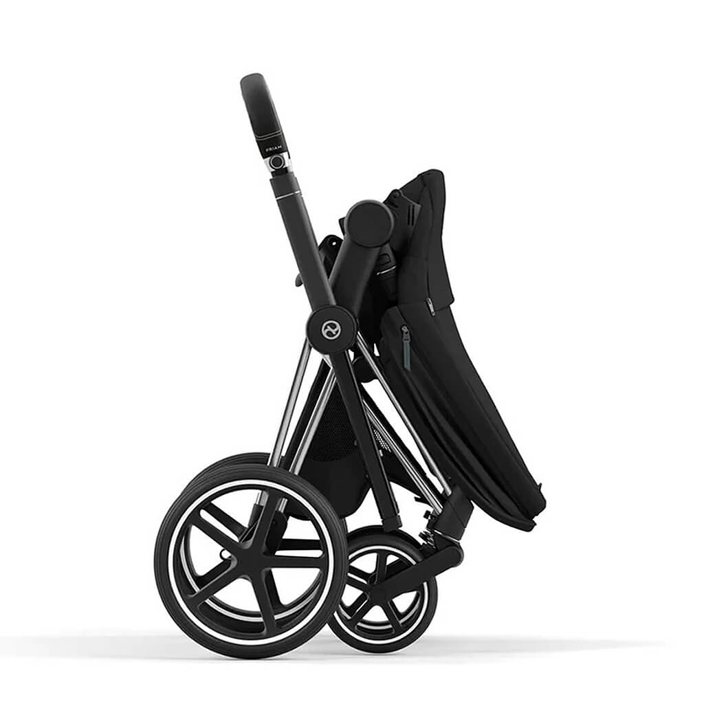 Color_Deep Black | Priam 4 Stroller Chrome/Black | NINI and LOLI
