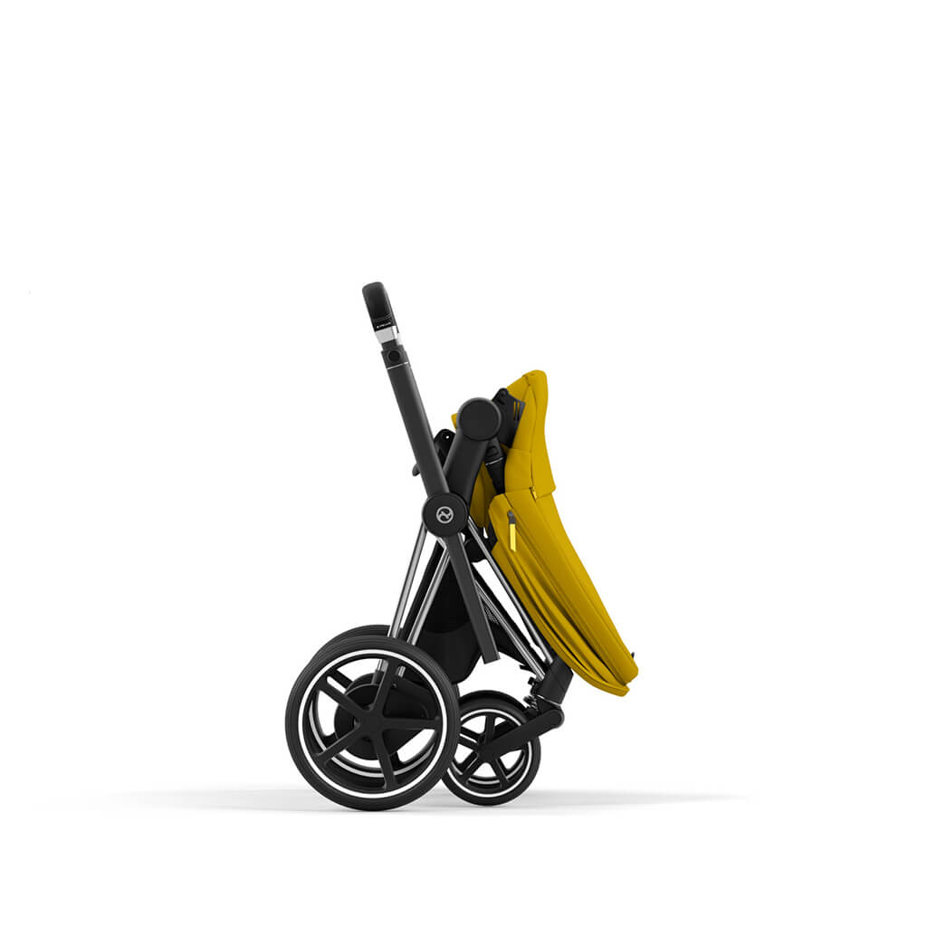 Color_Mustard Yellow | e-Priam 2 Stroller Chrome/Black | NINI and LOLI