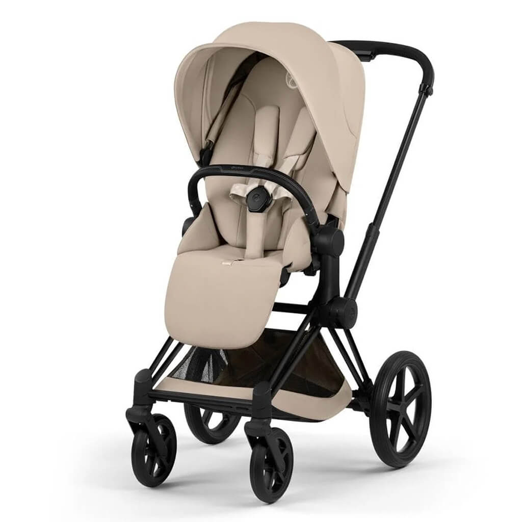 Color_Matte Black Frame/Cozy Beige | New Priam Stroller | NINI and LOLI
