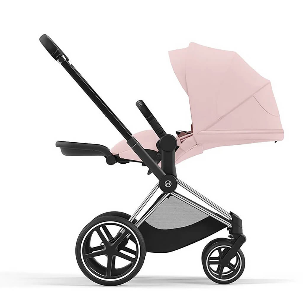 Color_Peach Pink | Priam 4 Stroller Chrome/Black | NINI and LOLI