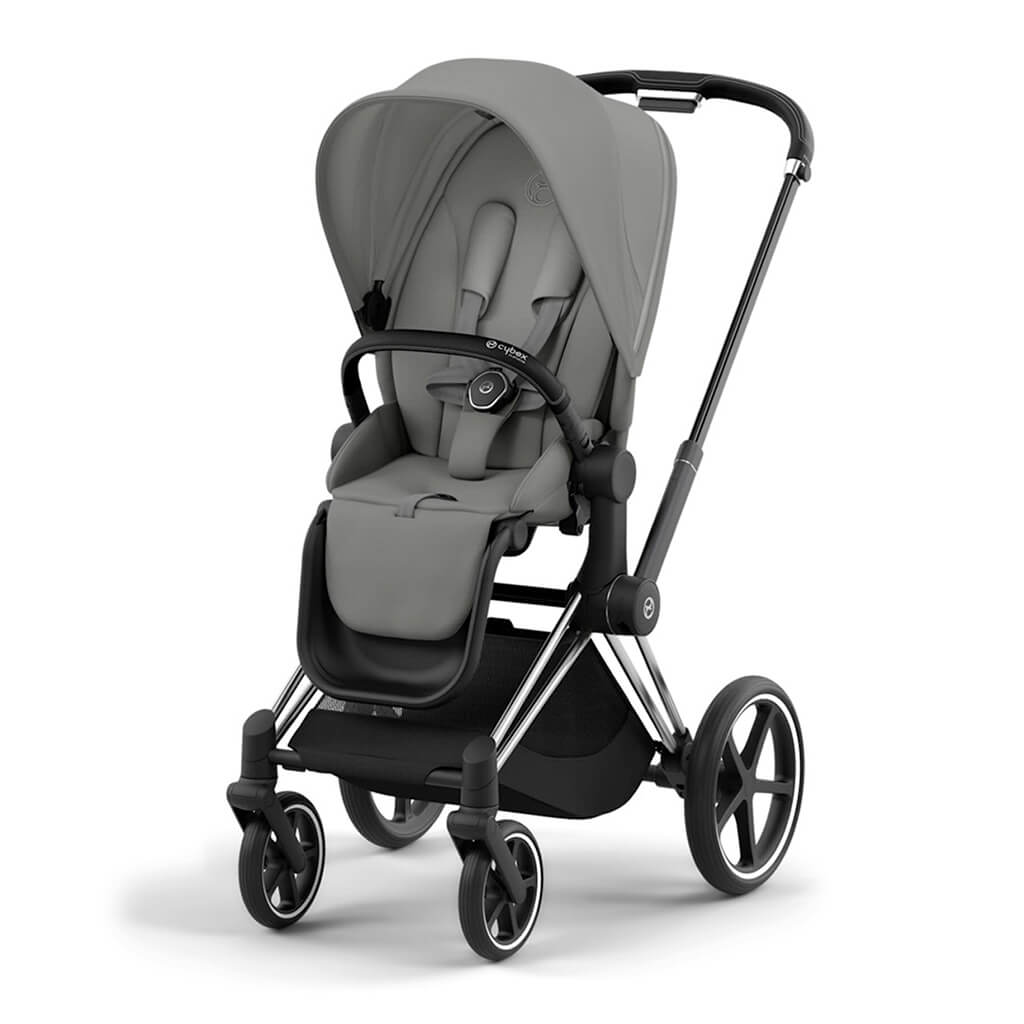 Color_Mirage Grey | Priam 4 Stroller Chrome/Black | NINI and LOLI