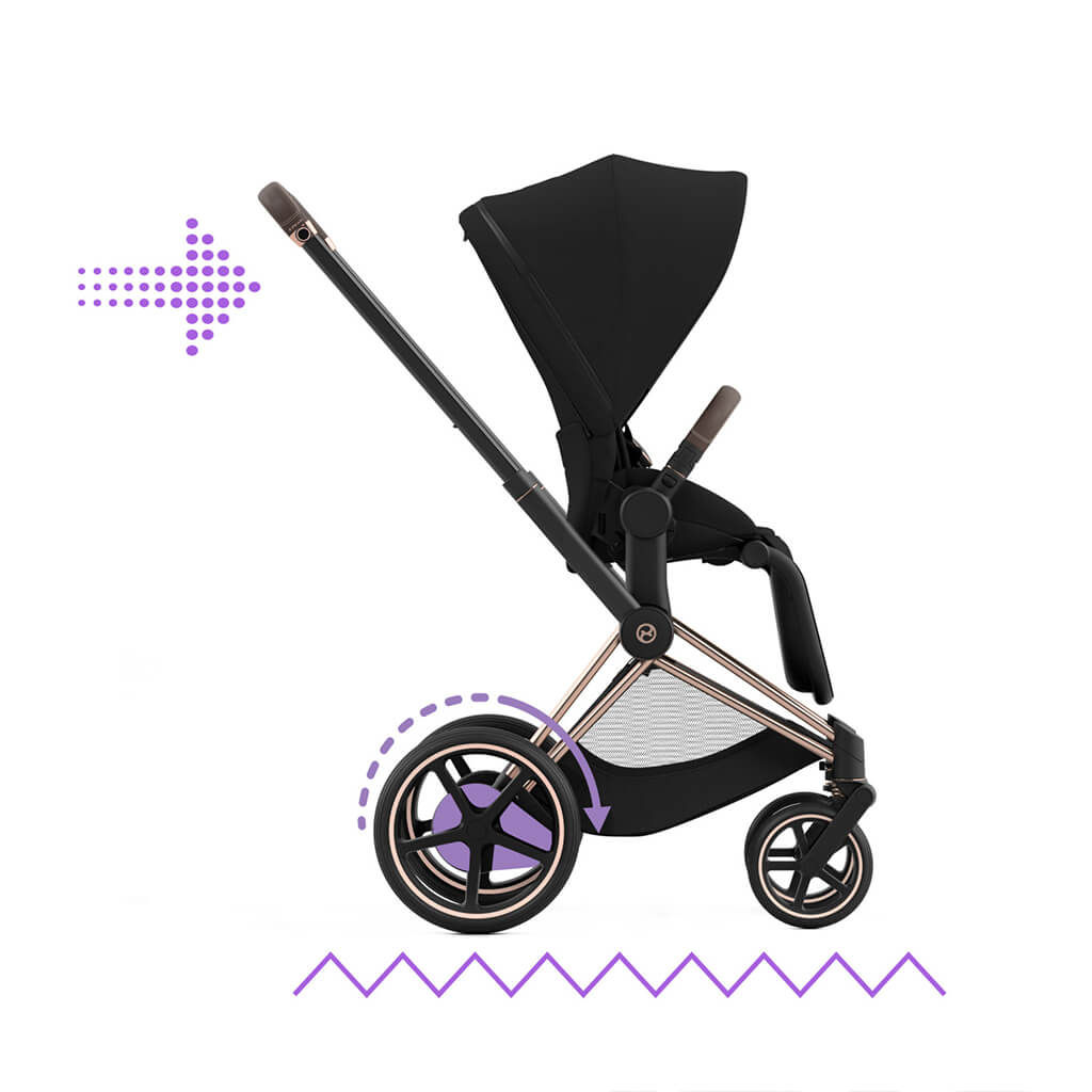 Cybex e-Priam 2 Complete Stroller Chrome/Black