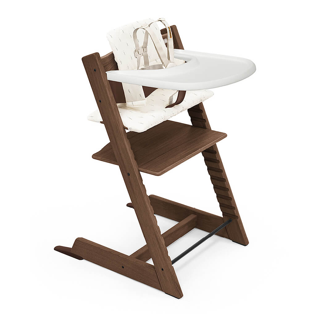 Tripp Trapp High Chair 2, Wheat Cushion and Tray