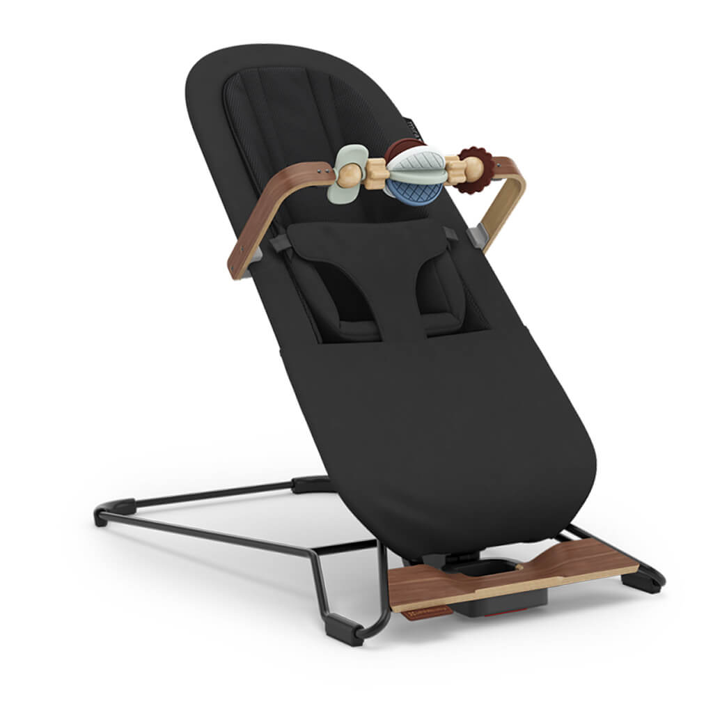 Color_Mason - Black/Black Matte/Walnut Wood | Mira 3-in-1 Bouncer | NINI and LOLI