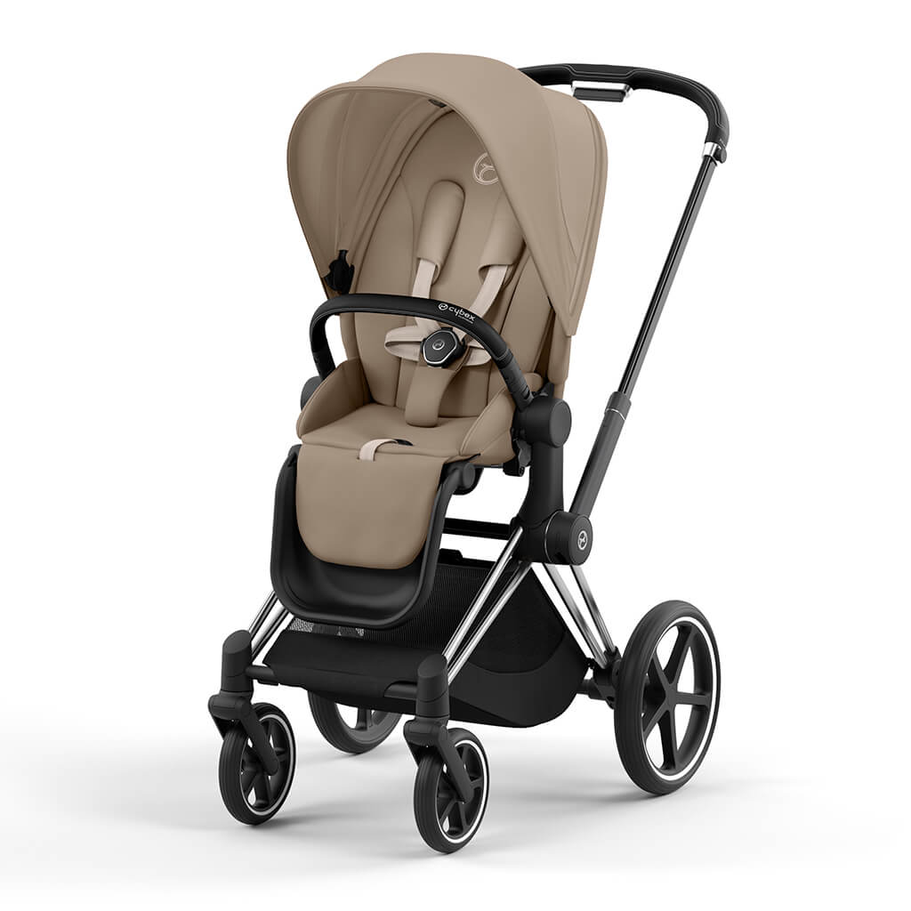 Color_Cozy Beige (Pre-order December) | Priam 4 Stroller Chrome/Black | NINI and LOLI