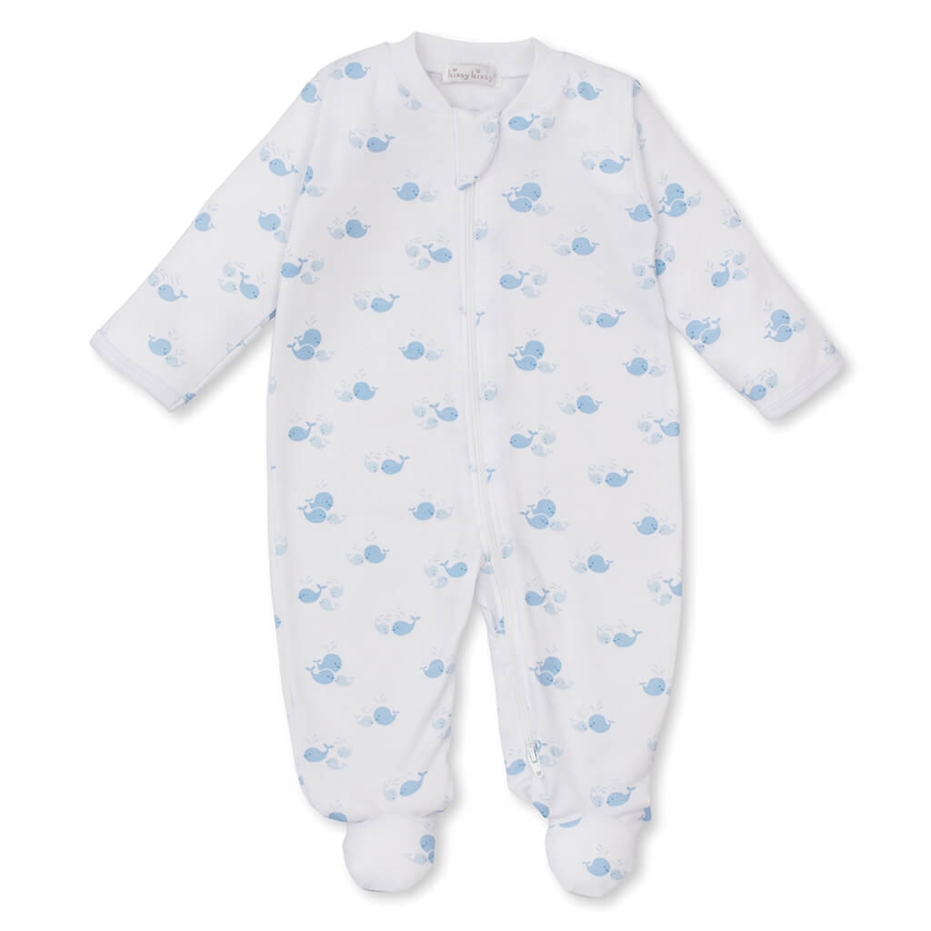 Zipper Footie Wonder Whale