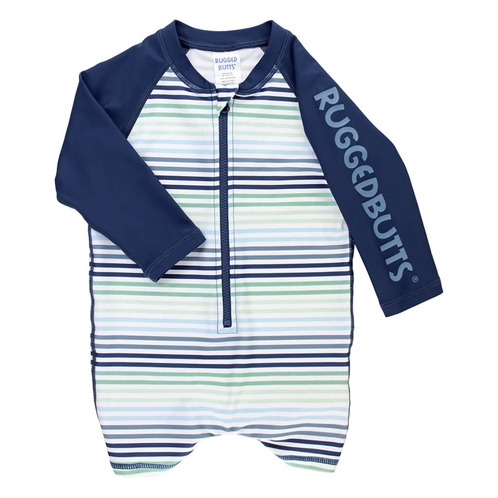 One Piece Rash Guard Coastal Stripes – NINI and LOLI
