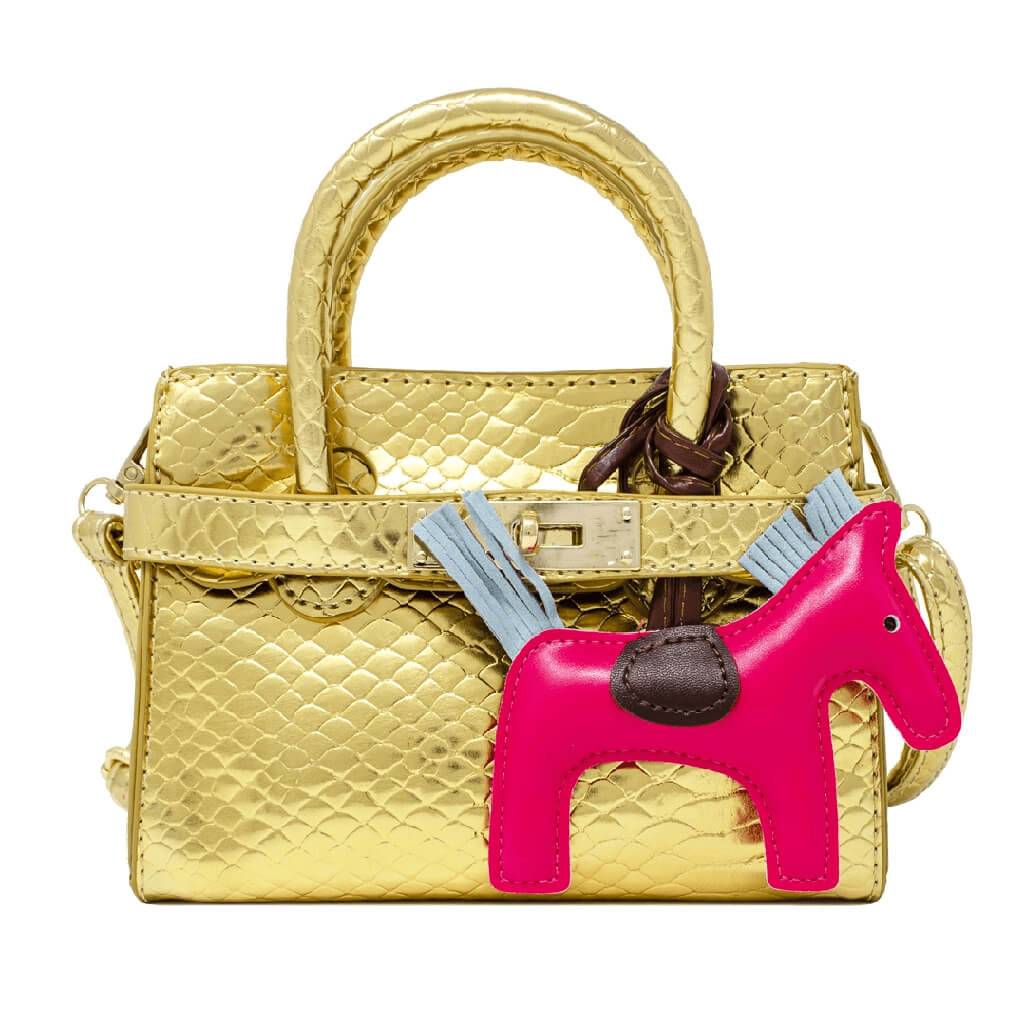 Zomi Gems Crocodile Buckle Bag with Pony | Girls' Bags | NINI and LOLI