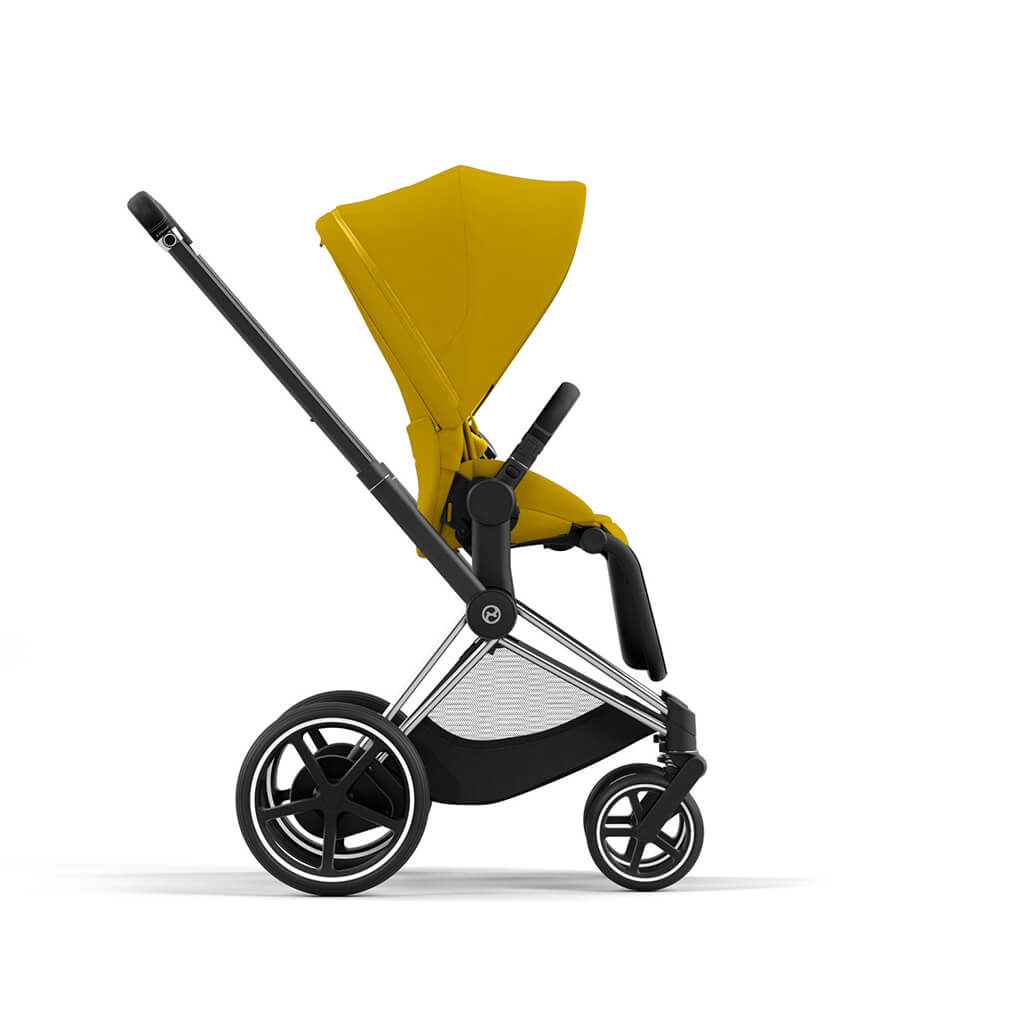 Color_Mustard Yellow | e-Priam 2 Stroller Chrome/Black | NINI and LOLI