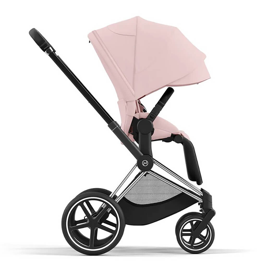 Color_Peach Pink | Priam 4 Stroller Chrome/Black | NINI and LOLI