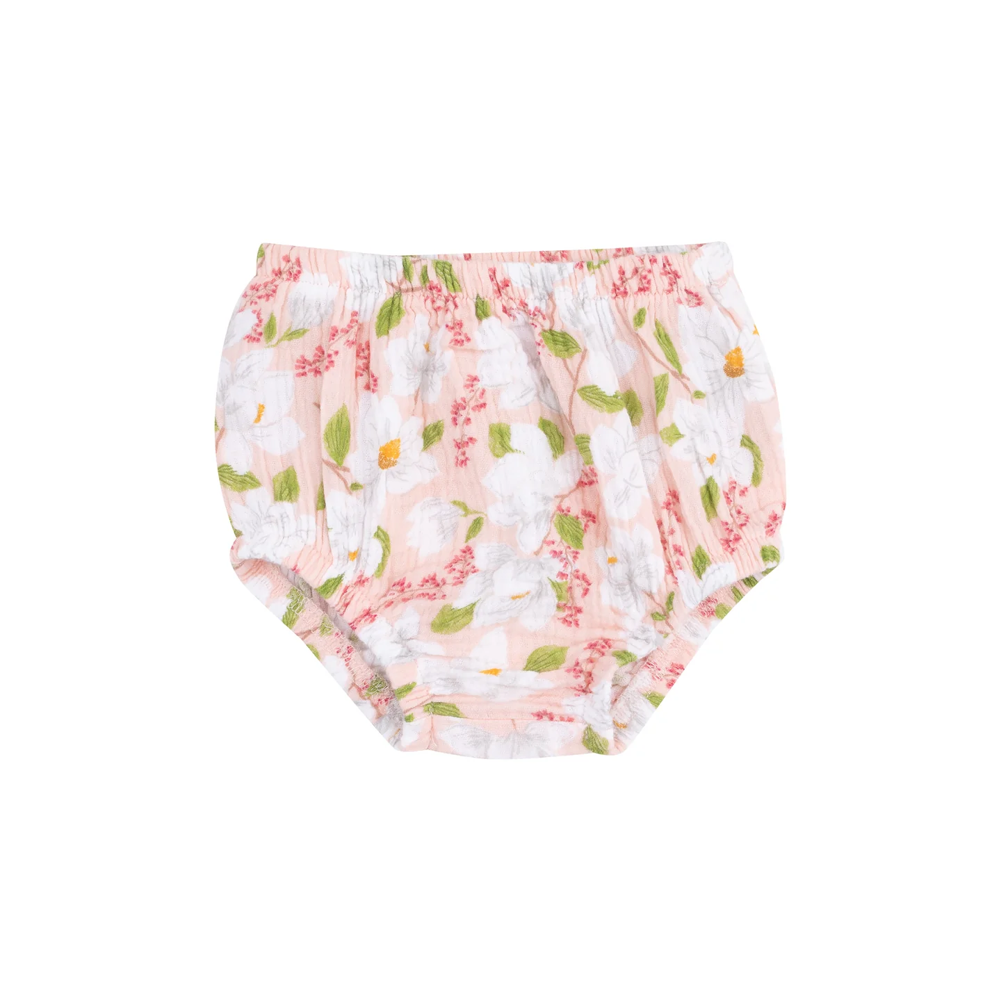 Picot Trim Edged Dress and Diaper Cover