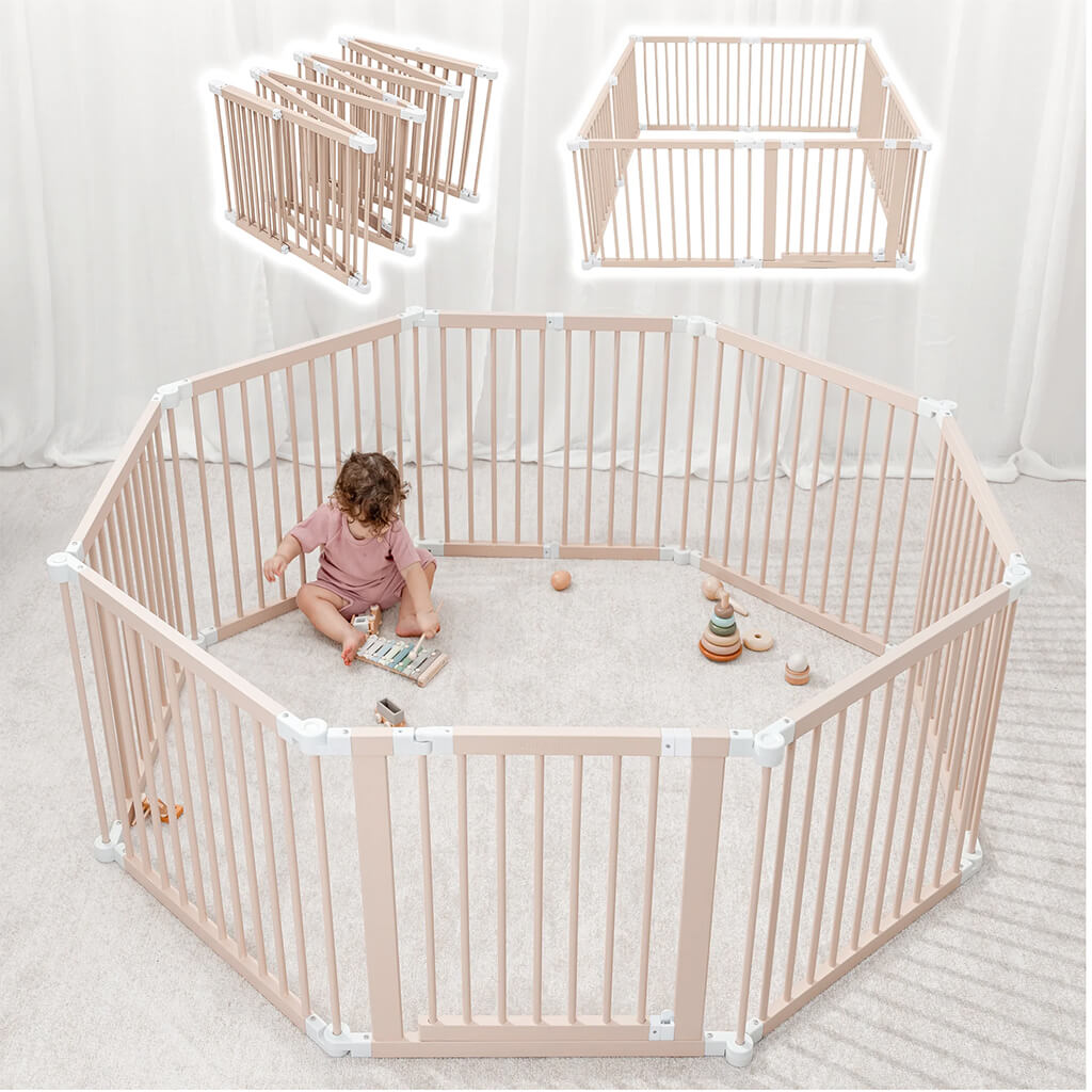 Color_Blush | 2-in-1 Playpen and Gate | NINI and LOLI