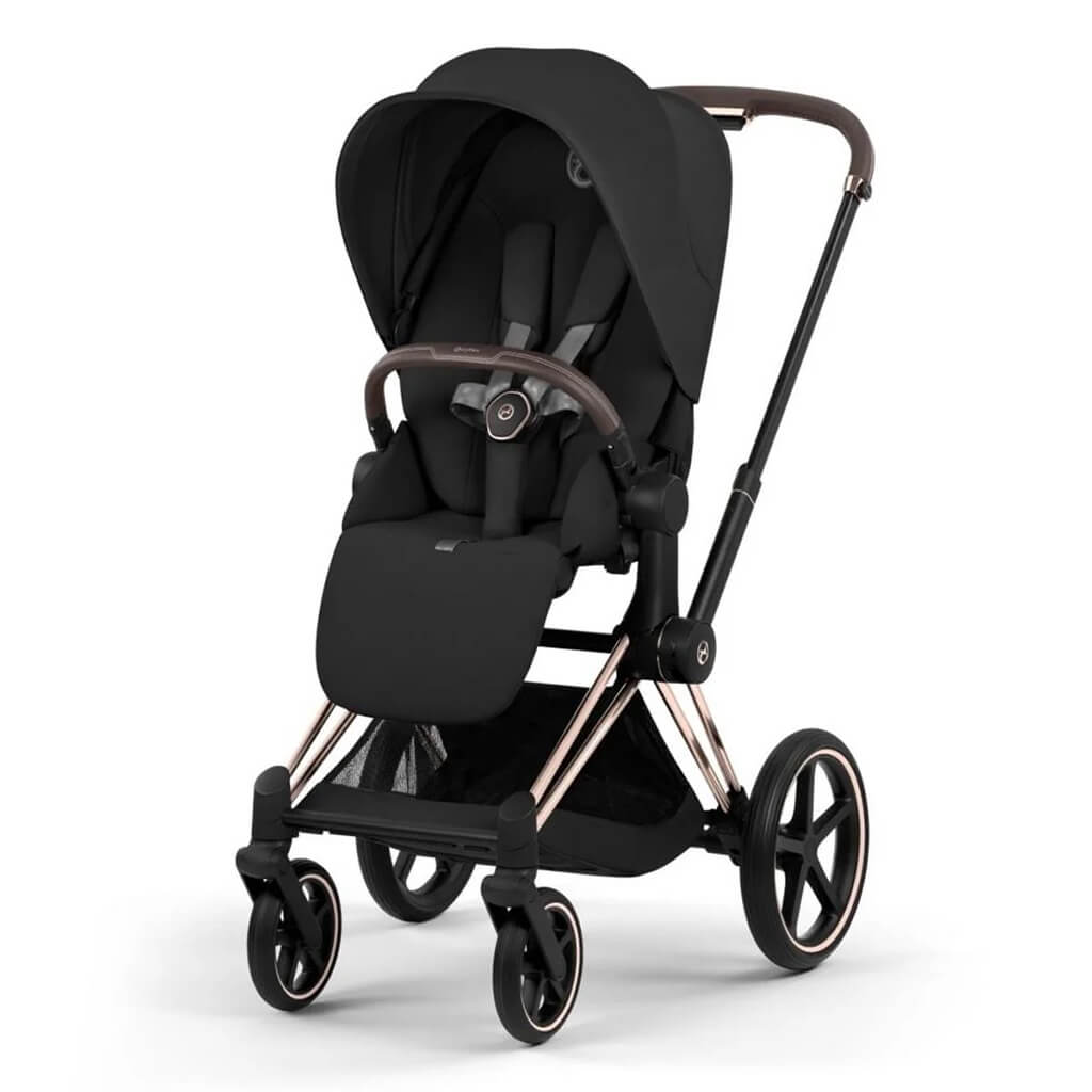 Color_Rose Gold Frame/Sepia Black | New Priam Stroller | NINI and LOLI