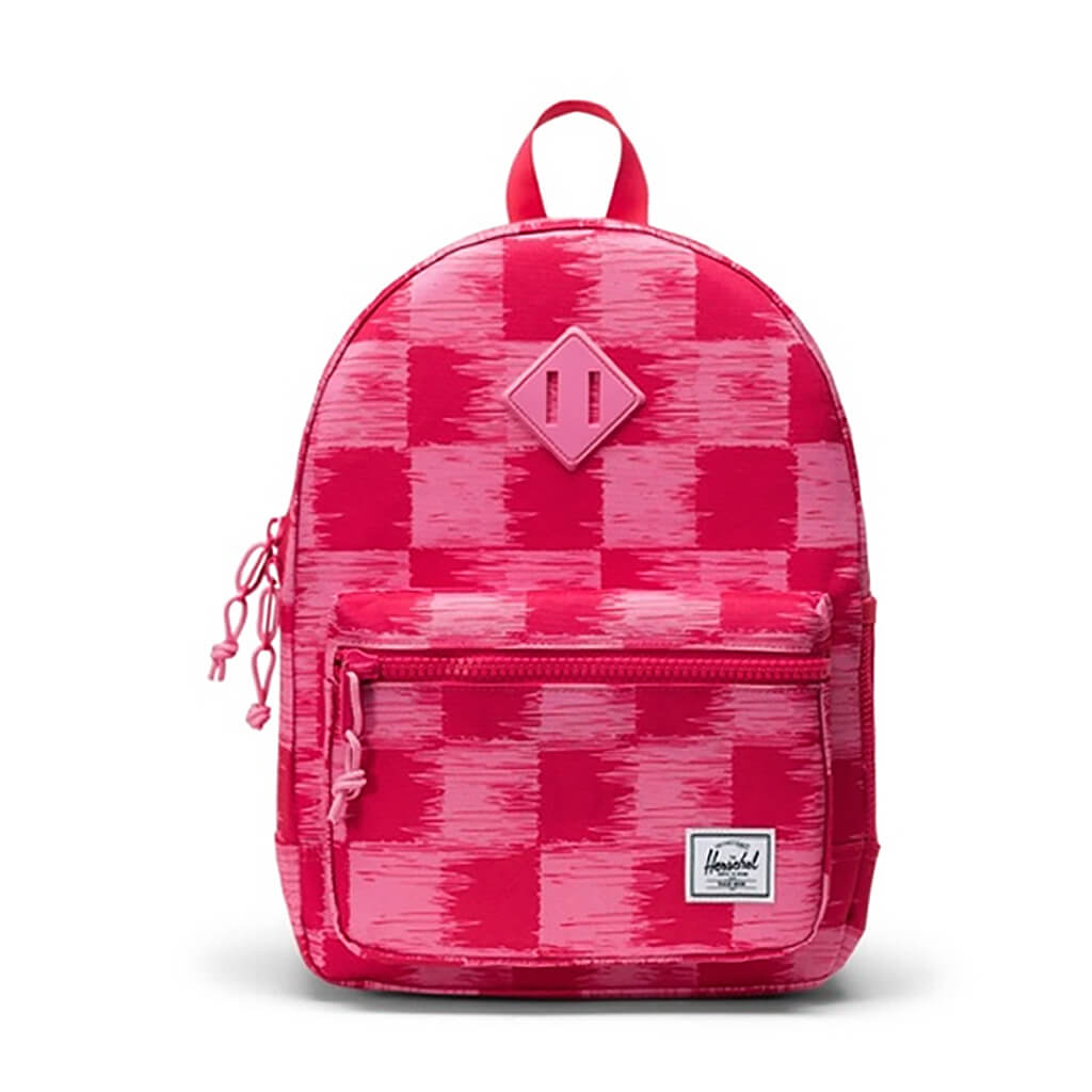 Heritage Youth Backpack Check Yourself Raspberry – NINI and LOLI