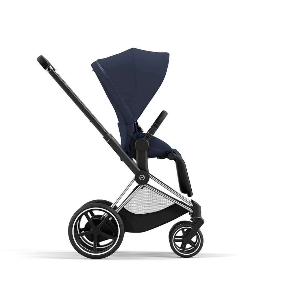 Color_Nautical Blue | e-Priam 2 Stroller Chrome/Black | NINI and LOLI