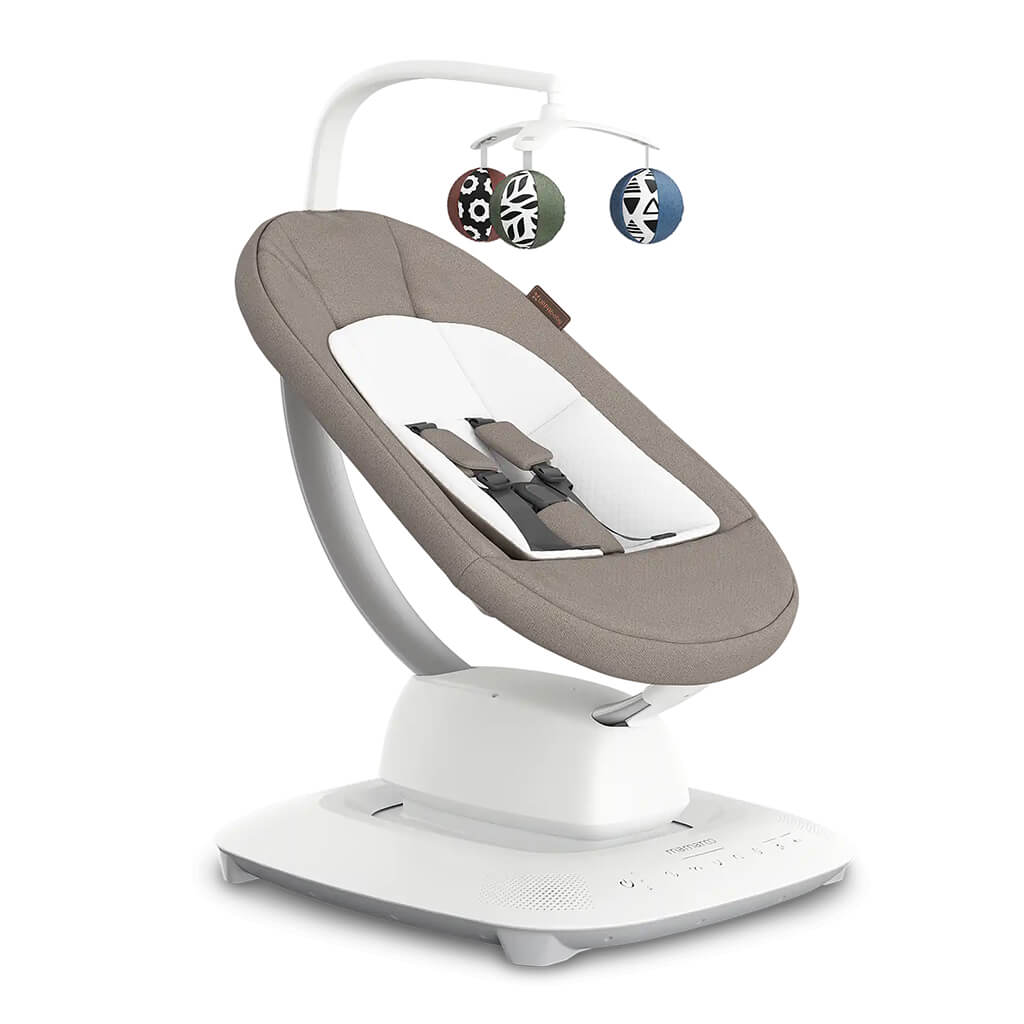 Color_Wells (Dark Taupe Melange) | Mamaroo Smart Swing | NINI and LOLI