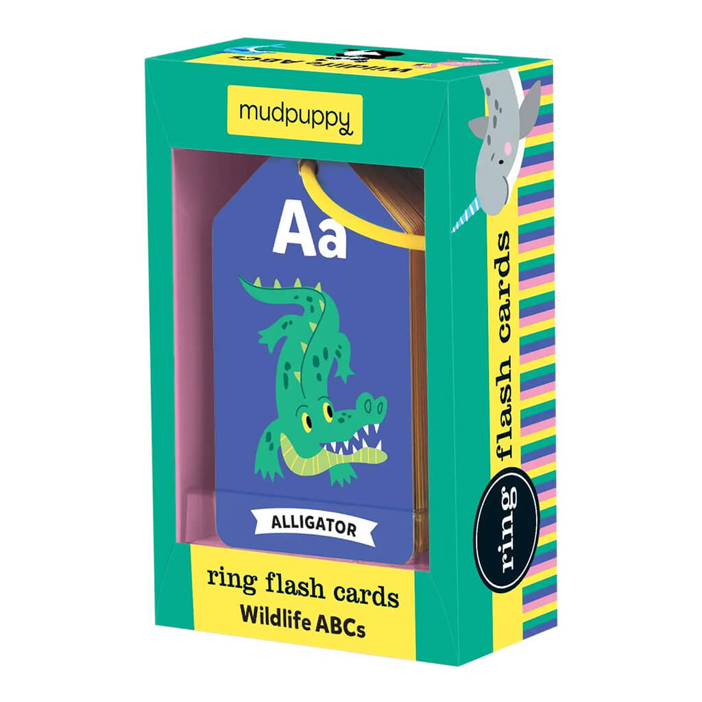 Flash Cards - Wildlife ABC's Ring