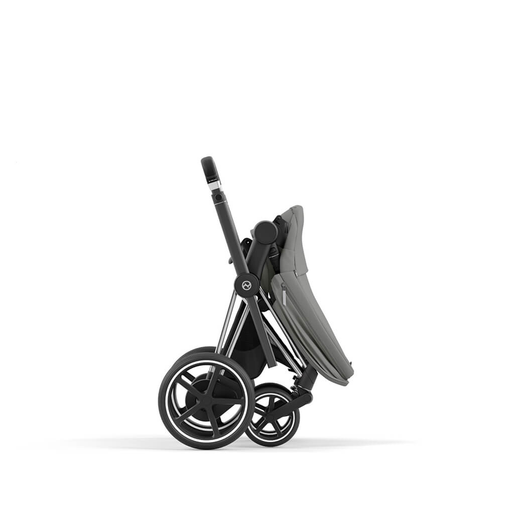 Color_Soho Grey | e-Priam 2 Stroller Chrome/Black | NINI and LOLI