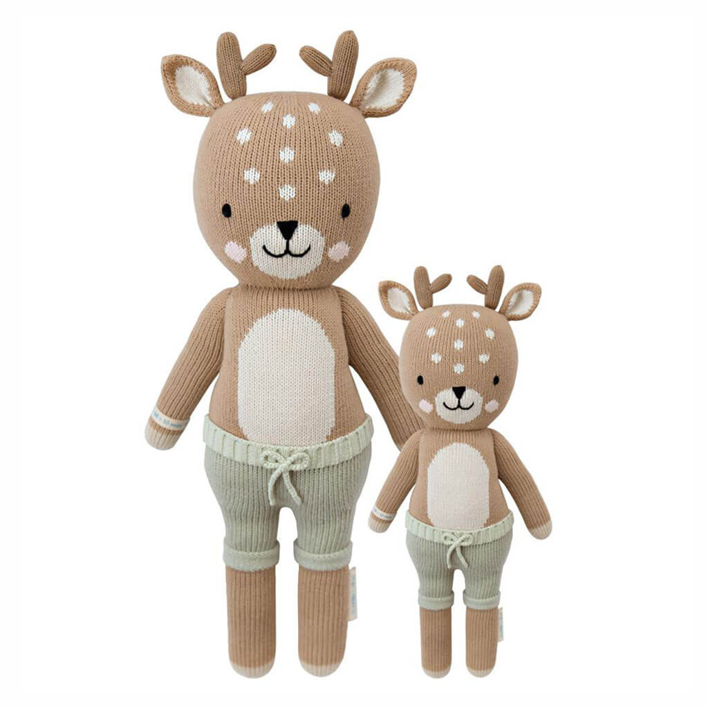 Hand Knit Doll Elliot The Fawn