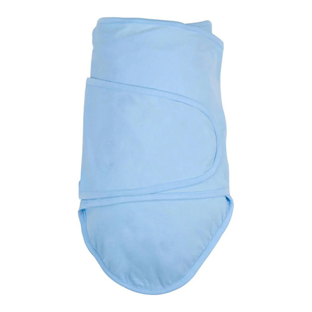 Color_Solid Blue | Swaddle Wrap Blanket | NINI and Loli Altex