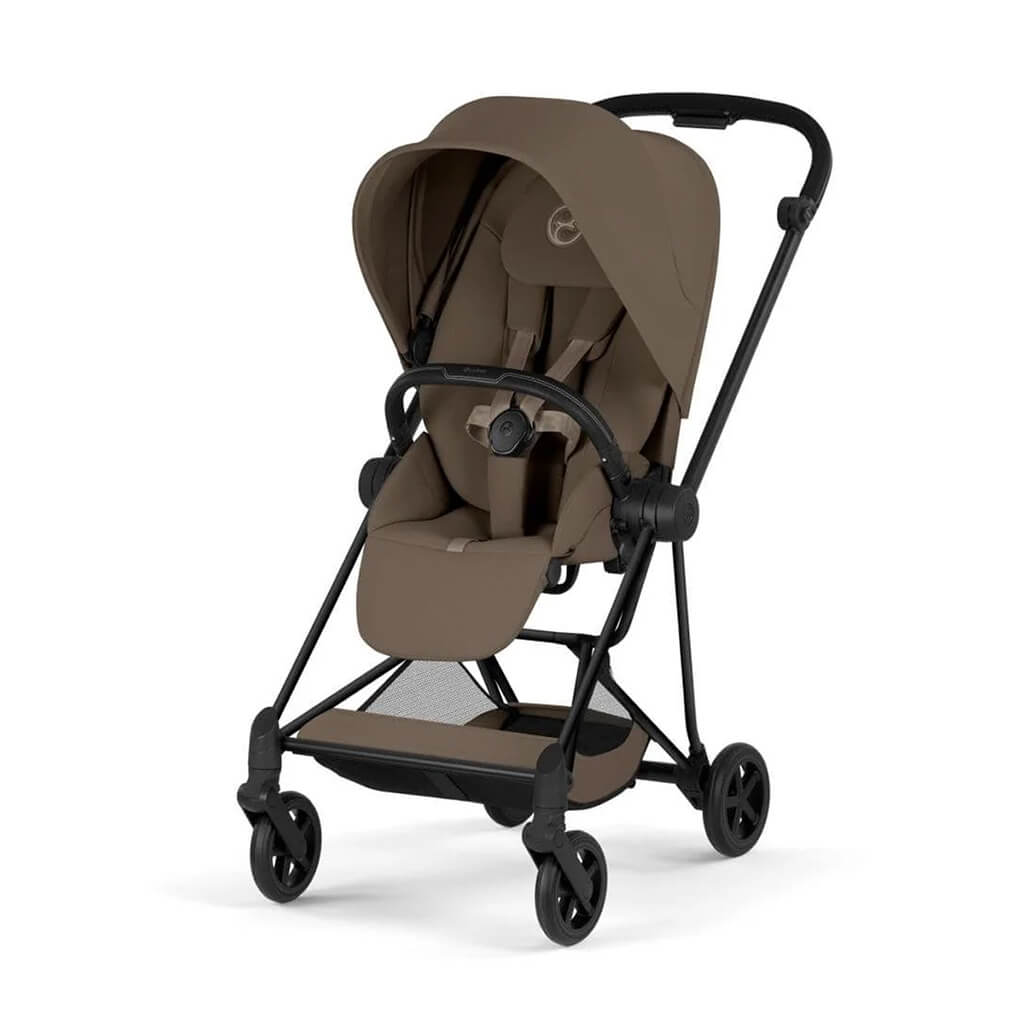 Color_Matte Black Frame/Coconut Brown (Pre-order July) | New Mios Stroller | NINI and LOLI