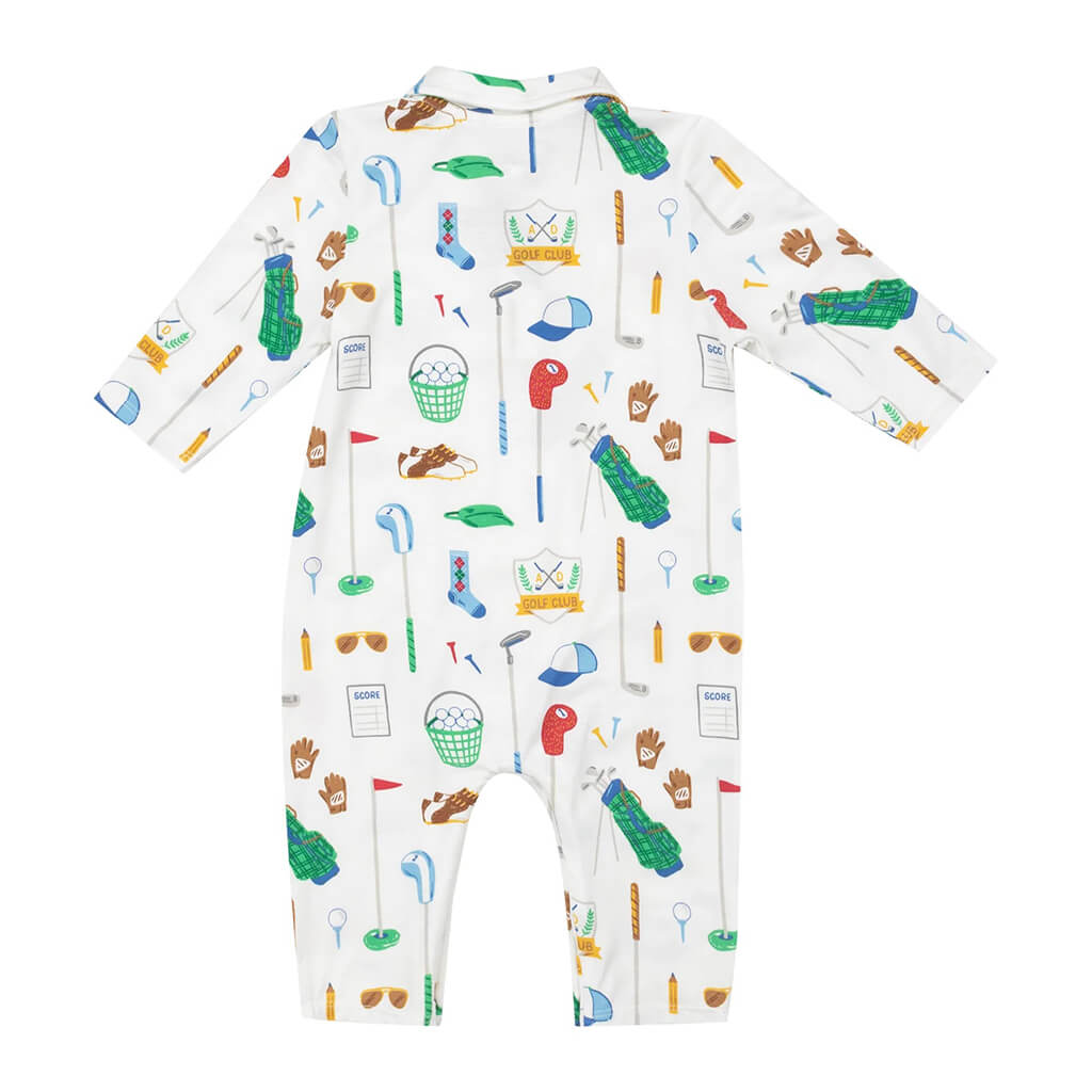 Angel Dear Polo Romper Golf Club