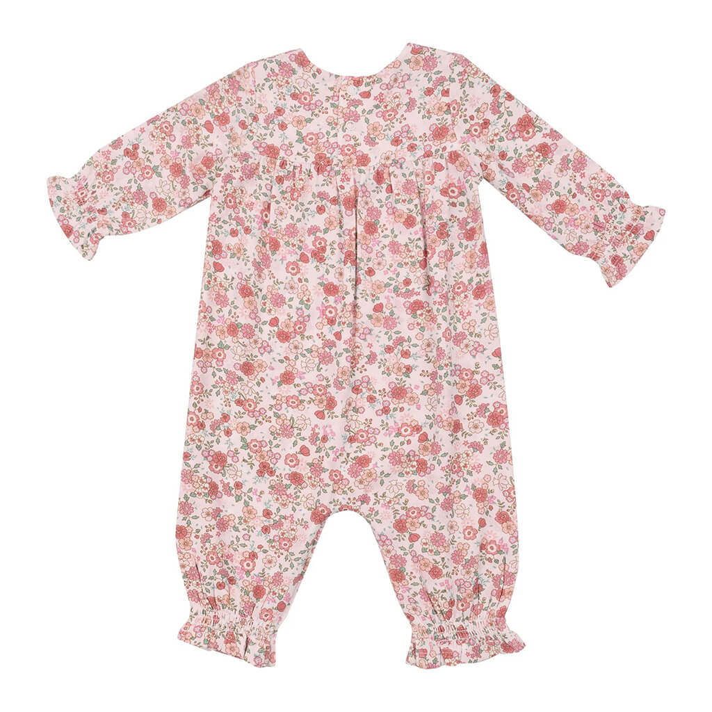 Angel Dear Smocked Romper Pretty Calico