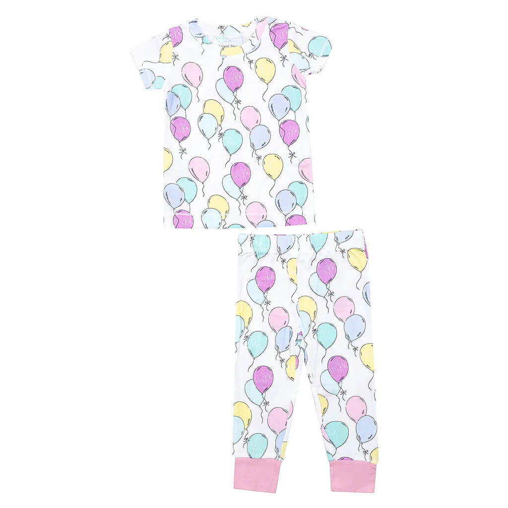 Short-Sleeve Pajama Set Balloons