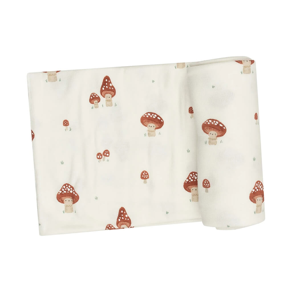 Angel Dear Muslin Swaddle Blanket Mushrooms